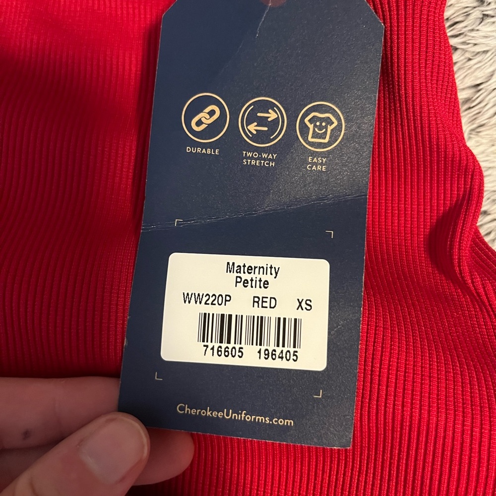 XS petite maternity scrub pants